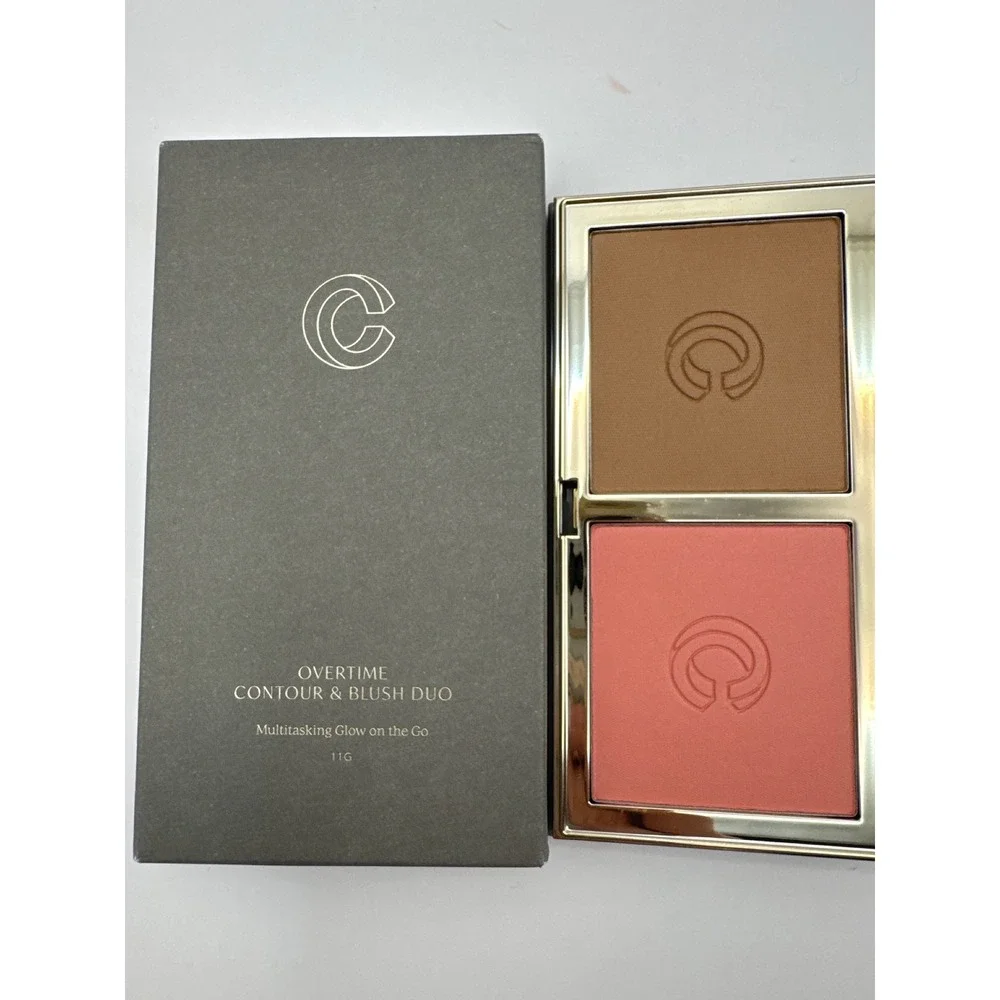 Complex Culture Overtime Contour Blush‎ Duo & 4-Piece Makeup Brush Set New